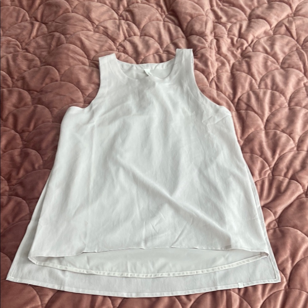 Lululemon Athletica Off White Sleeveless Tank Top